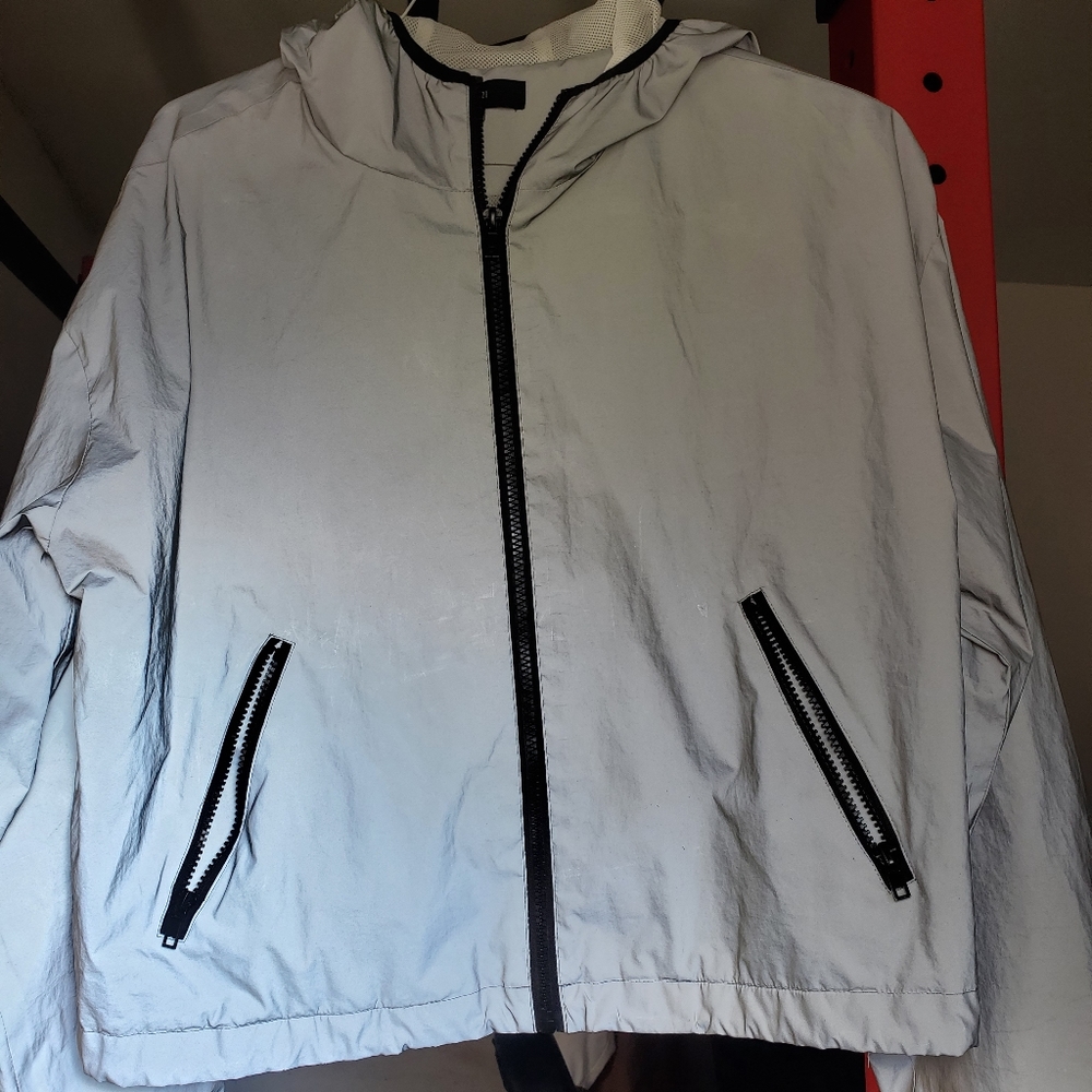 Forever 21 reflective jacket